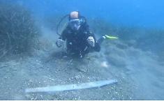 Scoperte a Villagonia due ancore romane in piombo: possibile itinerario subacqueo segnalato da Alex Lentini