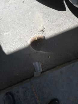 Catania: buca pericolosa  provoca la caduta di un pedone