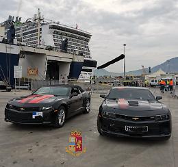 Palermo, le due superfuoriserie con i documenti contraffatti