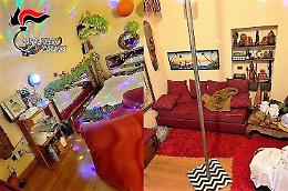 Catania, la casa a luci rosse di una 50enne: c'era anche la «lap dance»