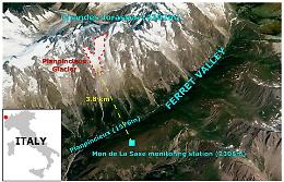 Rischio crollo per il ghiacciaio del Monte Bianco, &laquo;montagna vulnerabile ai cambiamenti climatici&raquo;