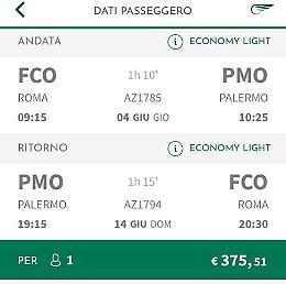 Un volo Roma Palermo quasi 400 euro: la rivolta dei pendolari