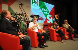 Il dibattito alla Festa dell'Unit&agrave;. Delrio: &laquo;Subito fondi alla Sicilia per le strade e le ferrovie&raquo;