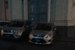 In piazza Maravigna a Catania: tra poco si posteggia "dentro" chiese