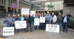 Catania, ex Myrmex protestano davanti sede Regione a Catania