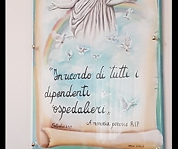 Licata, al San Giacomo d'Altopasso un dipinto in memoria dei dipendenti ospedalieri defunti