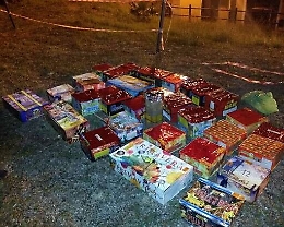 Catania, polizia sequestra botti per Sant’Agata