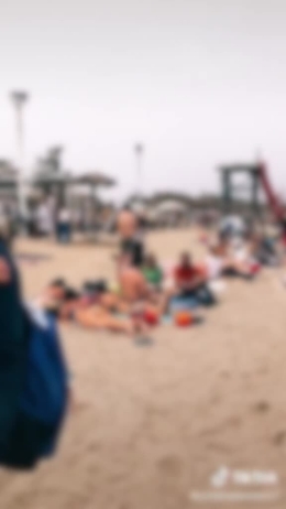 Primo maggio alla Plaia di Catania : voglia di mare nonostante le nuvole