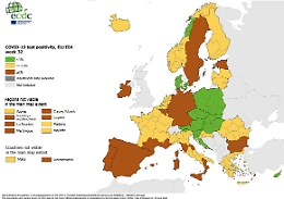 Per l'Ue, la Sicilia &egrave; gi&agrave; rossa assieme a Sardegna, Toscana, Marche, Calabria.