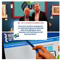 Reddito di cittadinanza e Pdc, ecco la situazione in provincia di Agrigento