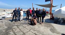 Un'anfora romana recuperata su fondale di Capo Gallo a Palermo