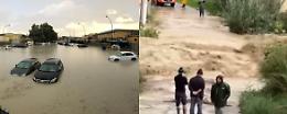 La Sicilia ancora una volta alluvionata: strade invase da acqua e fango e famiglie evacuate