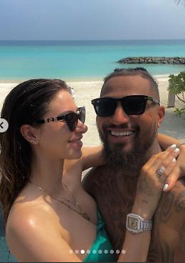 Boateng, per l'ex di Melissa Satta vacanza d'amore alle Maldive