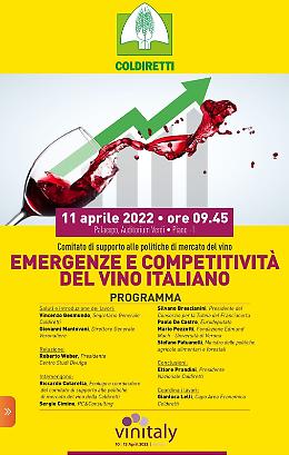 Casa Coldiretti al Vinitaly: in esposizione tutti i colori del vino