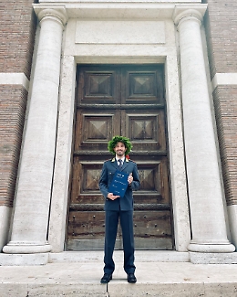 Le Fiamme Gialle festeggiano Giorgio Avola