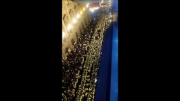 Sant'Agata, il cordone si rompe: il video dalla via Garofalo