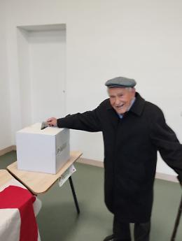 Giorgio, 103 anni, di Piana degli Albanesi: è lui l'elettore più anziano delle primarie Pd