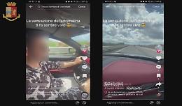 A 270 km/h sulla A18 tra Siracusa e Avola e poi mette il video sui social: patente ritirata a un 40enne