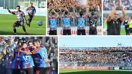 Catania-Benevento: dall'esultanza in campo a quella del pubblico, nella nostra fotogallery esclusiva tutta la gioia del Massimino per la vetta in classifica