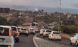 Nella tangenziale di Catania traffico in tilt a causa di due incidenti stradali
