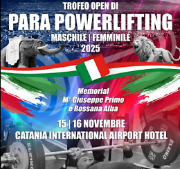 A Catania il Trofeo Nazionale “Open” di Para Powerlifting: sport e memoria in campo