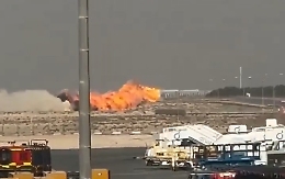 Jet da combattimento indiano si schianta durante l'air show: il video dell'incidente