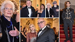 Mondanit&agrave; (ma non troppa) alla prima della Scala: molti look firmati Armani, in omaggio allo stilista scomparso il 4 settembre