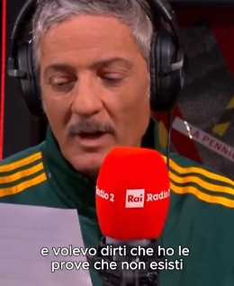 Fiorello tira fuori la letterina di Corona: &laquo;Caro Babbo Natale, sono Fabrizio, ho 9 anni e ho le prove che non esisti...&raquo;