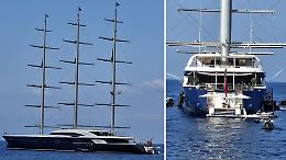 Lipari accoglie Black Pearl, l'inconfondibile veliero da sogno voluto dall&rsquo;oligarca Oleg Burlakov