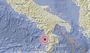Forte scossa di terremoto in Calabria avvertito anche in Sicilia: stimata magnitudo 6.1