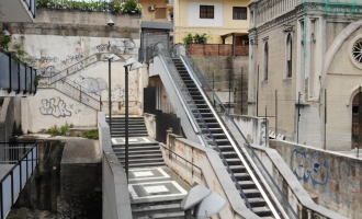 Scale mobili di via Peculio Frumentario: 800 mila euro mai entrati in funzione, ora monumento allo spreco