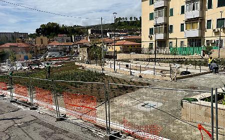 Da baracche a parco: a Santa Chiara nasce il polmone verde di via Salita Tremonti