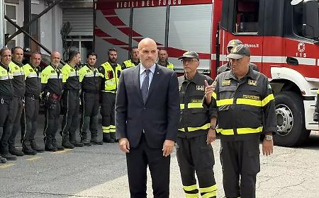L'intervento dei vigili del fuoco nel crollo di Pistunina, Prisco a Messina: "Fondi Pnrr per una nuova sede negli ex magazzini Gazzi"