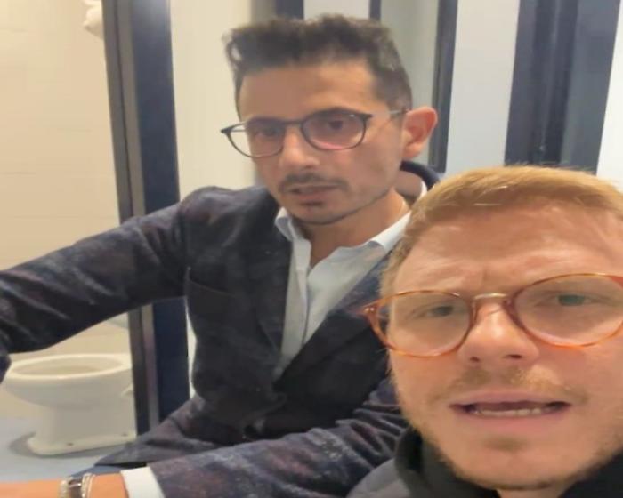 Policlinico di Catania il "blitz" di La Vardera: «Bagni senza accesso ai disabili, faremo diffida»