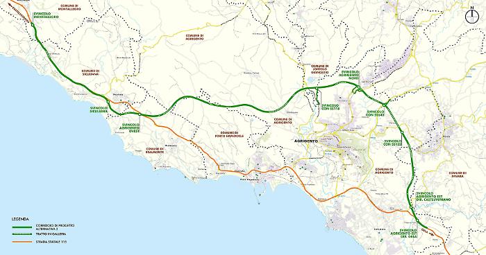  Tangenziale di Agrigento, approvato il progetto di fattibilità tecnica ed economica