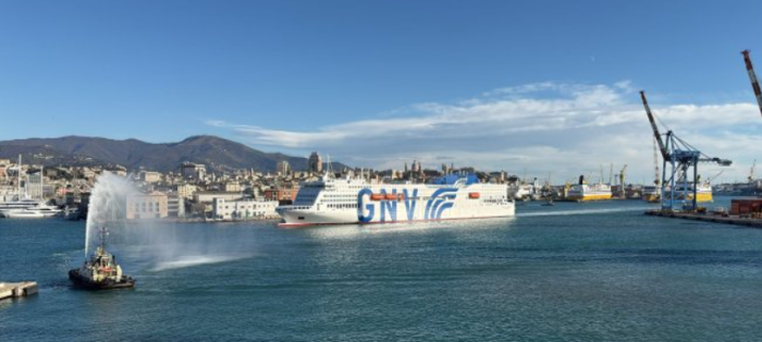 Gnv Virgo, la prima nave alimentata a Gnl: sar&agrave; battezzata a Palermo