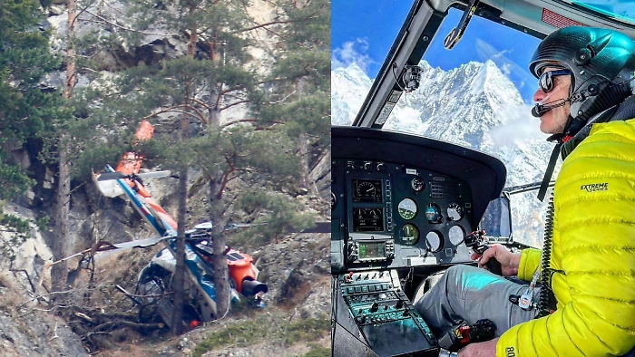 &ldquo;Come un sasso nello specchio del ghiaccio&rdquo;: l&rsquo;elicottero che cade a Lanzada e l&rsquo;urgenza di capire perch&eacute;