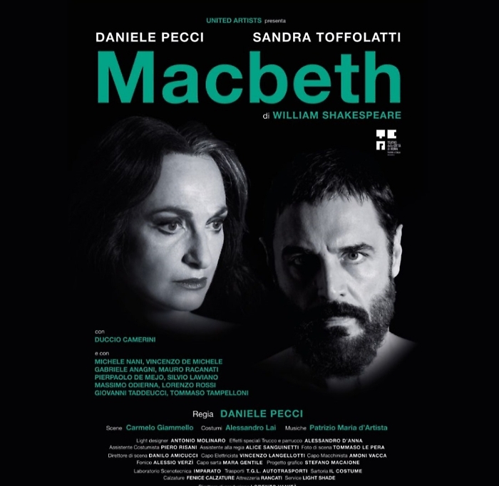 Daniele Pecci &egrave; il &ldquo;Macbeth&rdquo;: sul palco del Palacongressi la pi&ugrave; oscura delle opere di Shakespeare