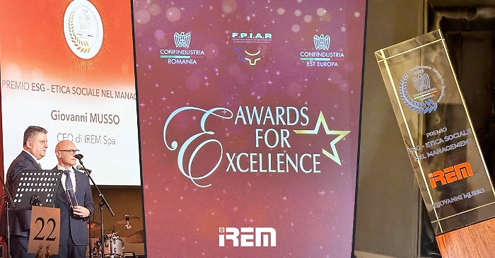 IREM Spa Siracusa premiata da Confindustria Romania per l&rsquo;etica sociale nel management