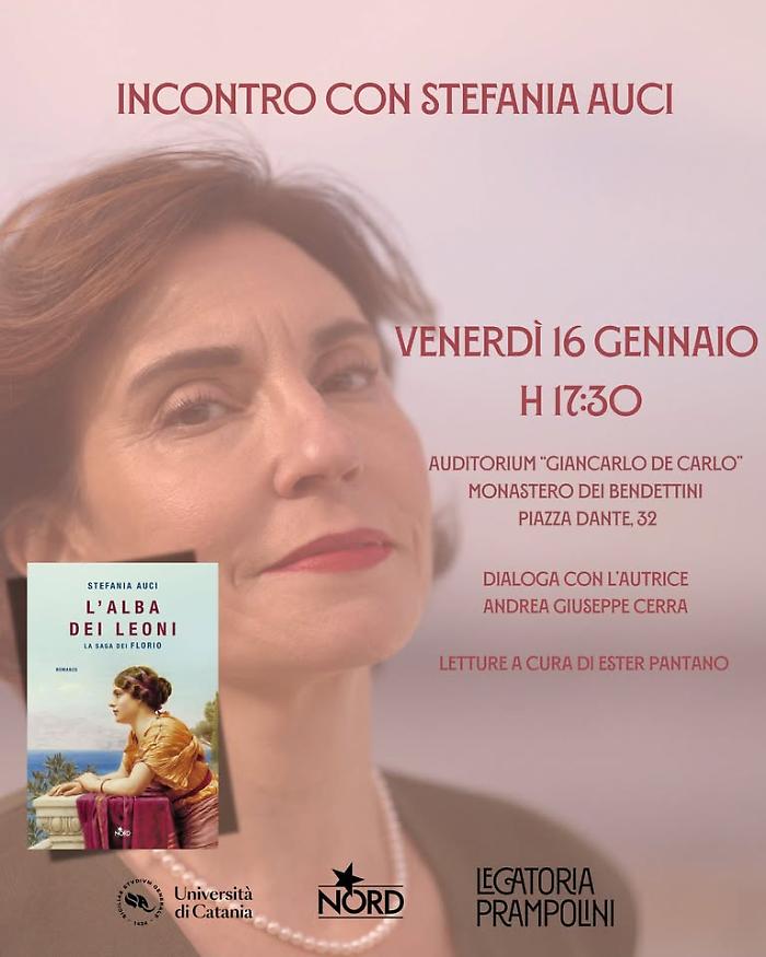 La scrittrice Stefania Auci