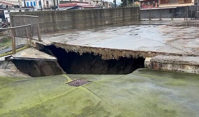 Messina: emergenza a Torre Faro, intervento urgente per mettere in sicurezza piazza dell'Angelo