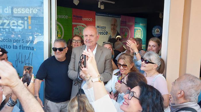 Milazzo conferma Pippo Midili sindaco, stoccata a De Luca: &laquo;Ridimensionata l'idea che la politica sia un franchising&raquo;