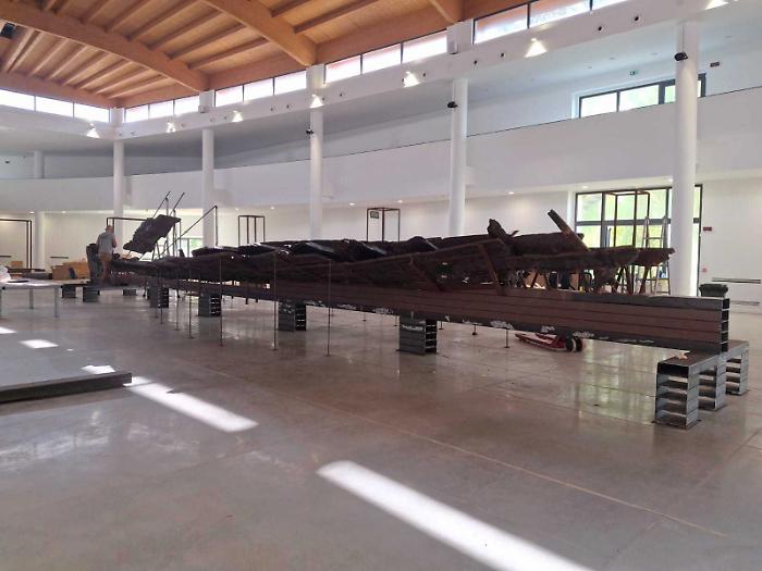 Gela, il relitto greco prende forma: ecco le prime immagini nella struttura di Bosco Littorio